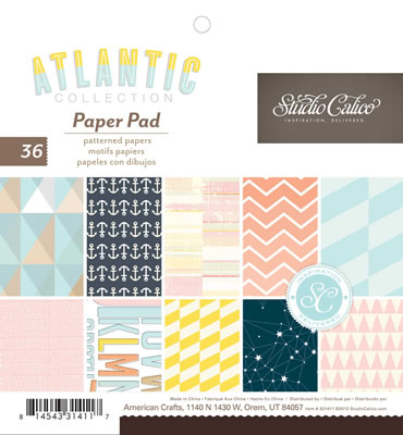 Studio Calico - Atlantic - 6x6 Paper Pad  (sold in 3's)