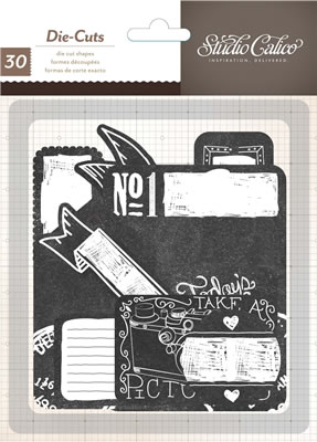 Studio Calico - Thataway - Chalkboard Labels & Banners  (sold in 3's)