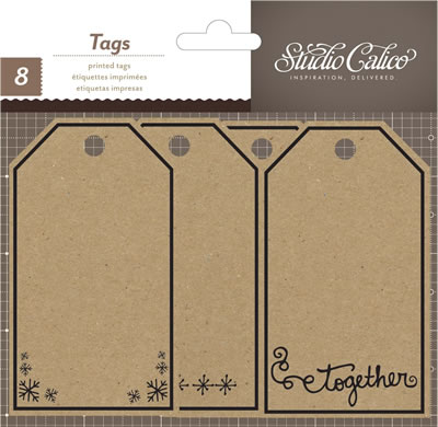 Studio Calico - Magical - Kraft Tags  (sold in 3's)