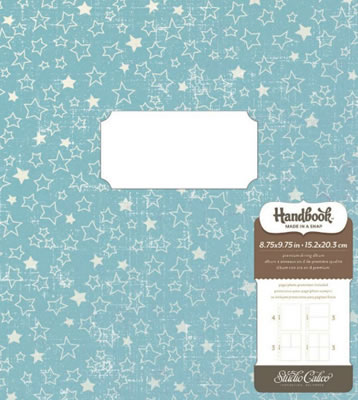 Studio Calico - Story Time - Handbook - 8.75x9.75 - D-Ring - Baby Boy  (sold individually)
