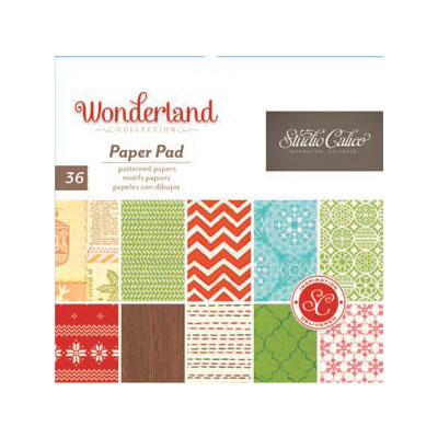 Studio Calico - Wonderland - 6x6 Paper Pad  (sold in 3's)