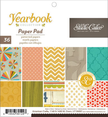 Studio Calico - Yearbook - 6x6 Paper Pad  (sold in 3's)