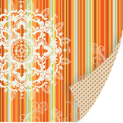 SEI - Oasis - Damaskus 12x12 d/sided foil paper  (pack of 5)