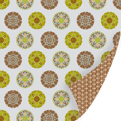 SEI - Oasis - Istanbul 12x12 d/sided paper  (pack of 10)