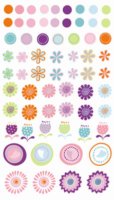 SEI - Ally - Epoxy Essential Stickers  (sold in 3's)