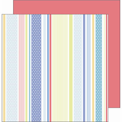 SEI - Spiffy Stripes 12x12 patterned paper  (pack of 10)