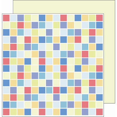 SEI - Swanky Squares 12x12 patterned paper  (pack of 10)