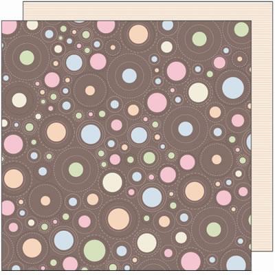 SEI - So Girly - Rosie Rings 12x12 patterned paper  (pack of 10)