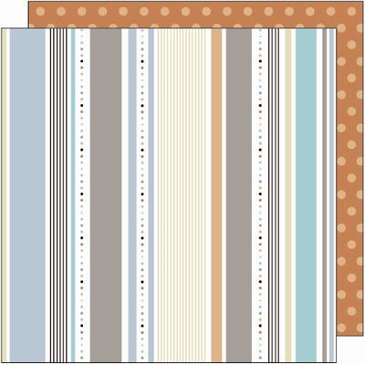 SEI - Such a Boy - Leo Lines 12x12 patterned paper  (pack of 10)