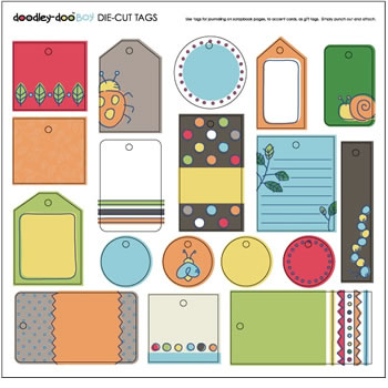 SEI - DD Boy - Die Cut Tags  (pack of 5)