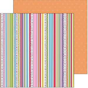 SEI - DD Girl - Sweet Scallops 12x12 patterned paper  (pack of 10)