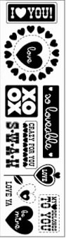 SEI - Twitterpated Iron On Transfers  (sold in 3's)