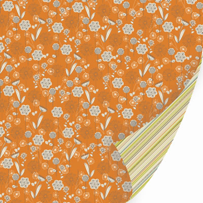 SEI Dill Blossom Saffron 12x12 paper  (pack of 10)