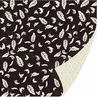 SEI - Windsor - Lancaster 12x12 d/sided flocked paper  (pack of 5)