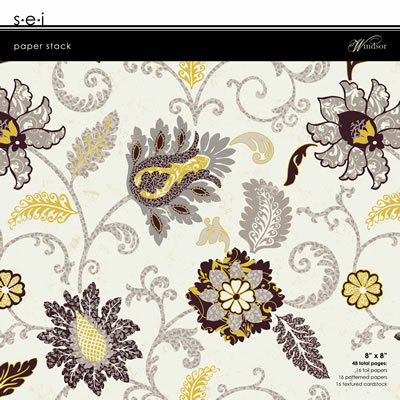 SEI - Windsor - 8x8 paper pad  (sold in 3's)