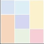 SEI - Baby Blocks 12x12 patterned paper  (pack of 10)