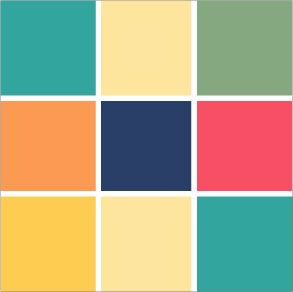 SEI - Beach Blocks 12x12 patterned paper  (pack of 10)