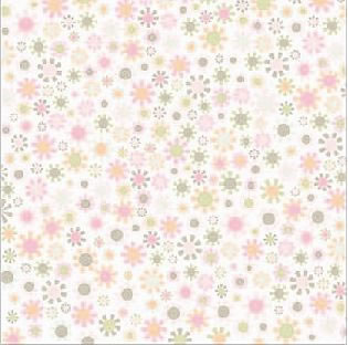 SEI - Flower Frenzy 12x12 patterned paper  GGal (pack of 10)