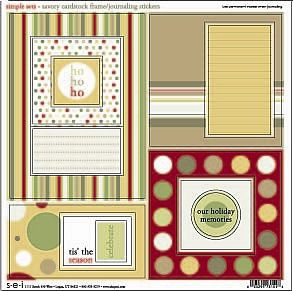 SEI - Savory Journaling Stickers  (pack of 5)