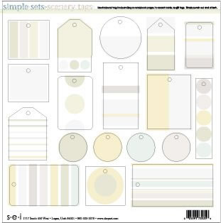 SEI - Serenity Die Cut Tags  (pack of 5)