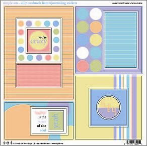 SEI - Silly Journaling stickers  (pack of 5)