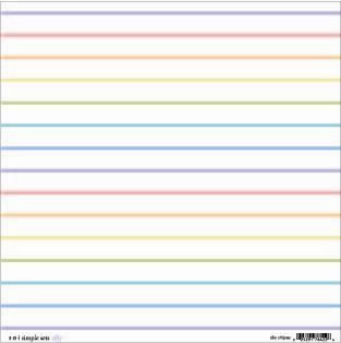 SEI - Silly Stripes 12x12 vellum  (pack of 5)