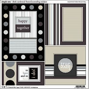 SEI - Sleek Journaling Stickers  (pack of 5)