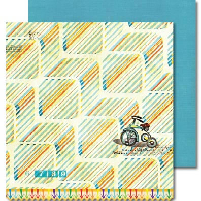 Sassafras Lass - Anthem  Ticket to Freedom 12x12 double-sided paper     (pack of 10)