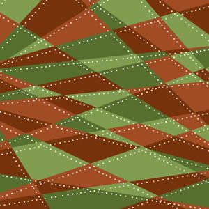 Sassafras Lass - Jingle Bell Rock Argyle 12x12 patterned paper (pack of 10)