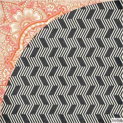 Basic Grey - Spice Market - Coriander  12 x 12 paper (Sold in packs of 25)