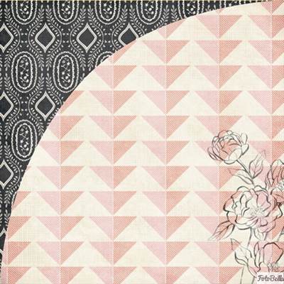 Basic Grey - Spice Market - Cinnamon 12 x 12 paper (Sold in packs of 25)