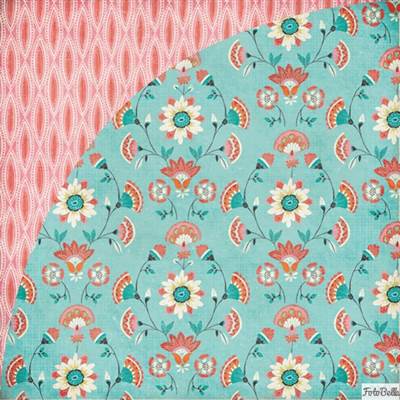 Basic Grey - Spice Market - Nutmeg 12 x 12 paper (Sold in packs of 25)