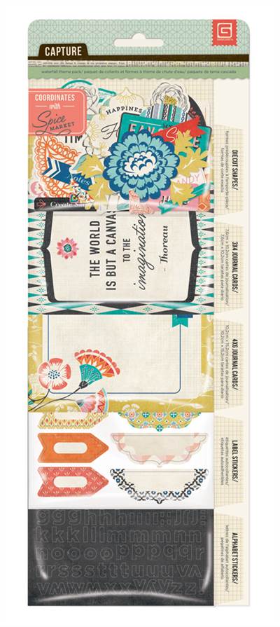 Basic Grey - Spice Market - Waterfall Theme Pack (Sold in packs of 6)