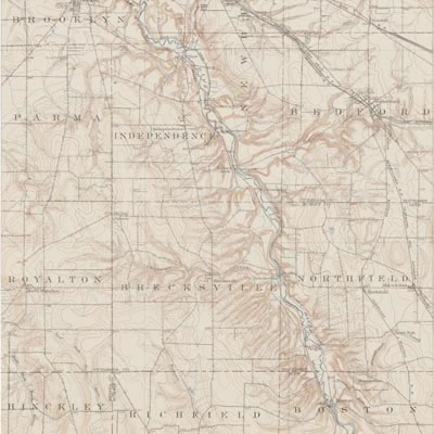 Scenic Route Paper Co - Ohio Map  (pack of 10)