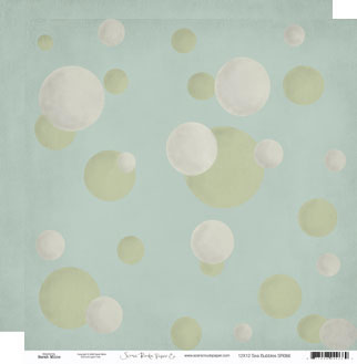 Scenic Route Paper Co - Sea Bubbles (double sided)  (pack of 10)