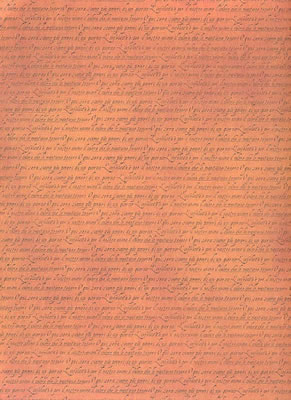 Scenic Route Paper Co - Italian Script Gold 12x12 paper  (pack of 10)