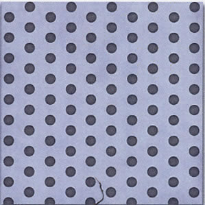 Scenic Route Paper Co - Brown on Blue Dots 12x12 paper  (pack of 10)
