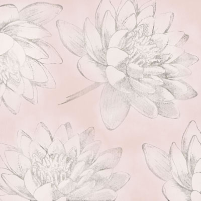 Scenic Route Paper Co - Pink Lillies 12x12 paper  (pack of 10)