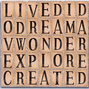 Scenic Route Paper Co - Card Alpha Large 12x12 paper  (pack of 10)