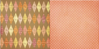 Scenic Route Paper Co - Sentimental Harlequin Fawn 12x12 double sided cardstock  (pack of 10)
