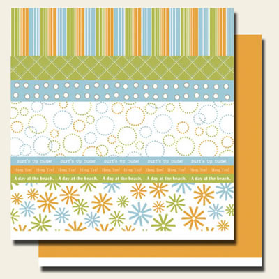 Scenic Route - North Shore Scrap Strips 3  (pack of 5)