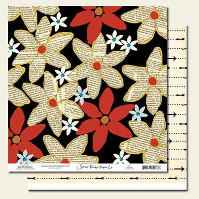 Scenic Route - Cape Town Signal Hill Floral 12x12 double sided cardstock (pack of 10)