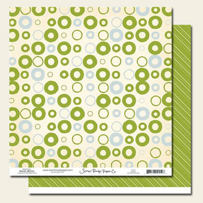 Scenic Route - Hampton Hammond Drive Blue 12x12 double sided cardstock  (pack of 10)