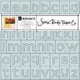 Scenic Route - Redmond 12x12 Chipboard Stencil Powder Blue  (sold in 3's)