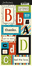 Scenic Route - Capetown ABCD Monogram stickers  (pack of 5)