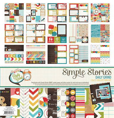 Simple Stories - Daily Grind - Collection Kit  (sold individually)