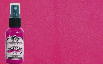 Tattered Angels - Glimmermist Chalkboard - Polka Dot Pink  (sold in 3's)