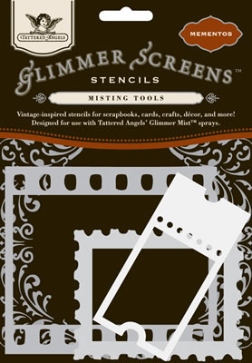 Tattered Angels - Glimmer Screens - Mementos  (sold in 3's)