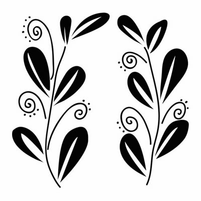 The Crafters Workshop - 6x6 Template - Art House Studio - Karen's Whimsical Vines  (sold in 3's)