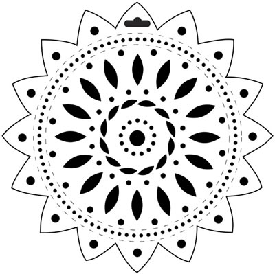 The Crafters Workshop - 12x12 Template - Sunflower  (sold in 3's)